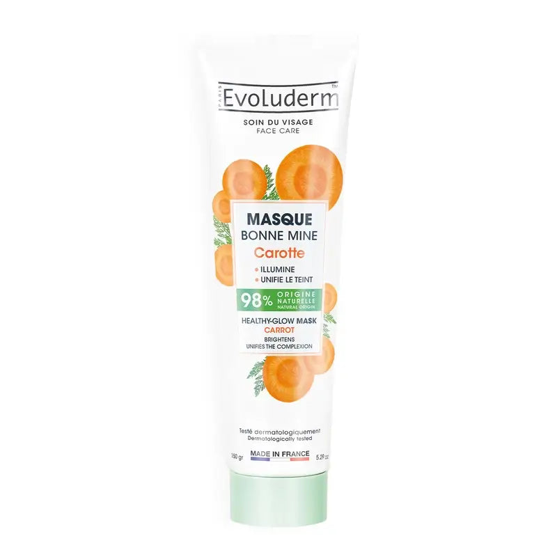 Evoluderm Μάσκα Προσώπου με Καρότο, 150 g