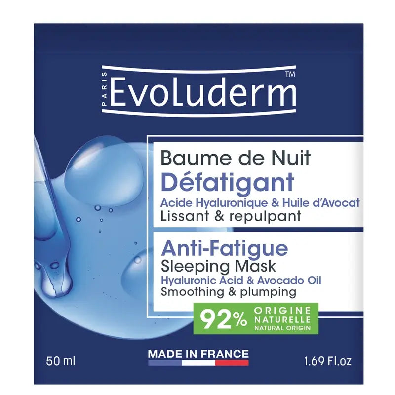 Evoluderm Μάσκα ύπνου κατά της κόπωσης, 50 ml