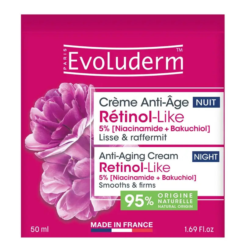 Evoluderm Κρέμα Νύχτας Αντιγήρανσης, 50 ml
