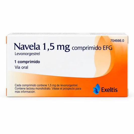 Navela 1,5 mg Αντισυλληπτικό έκτακτης ανάγκης 1 δισκίο