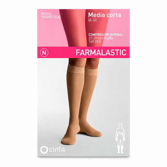 Farmalastic Media, Μικρή, Κανονική συμπίεση, Μαύρο, Μικρό μέγεθος