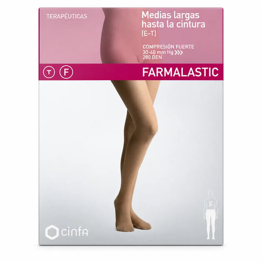 Farmalastic Panty, κανονική συμπίεση, μπεζ, μέγεθος XL