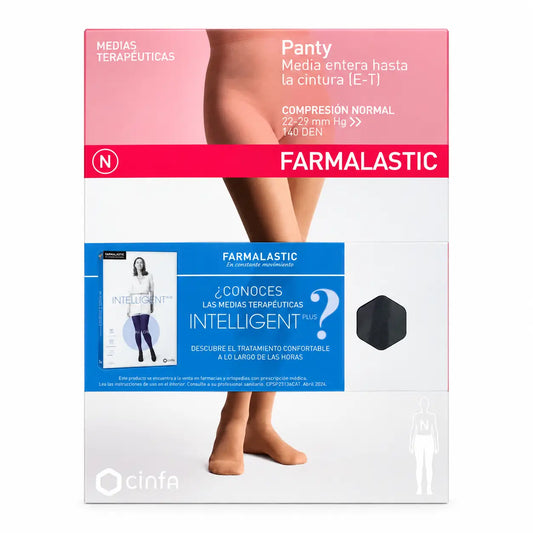 Farmalastic Panty, κανονική συμπίεση, μαύρο, μέγεθος Queen