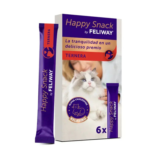 Feliway Happy Snack Μοσχάρι, 6 φακελάκια