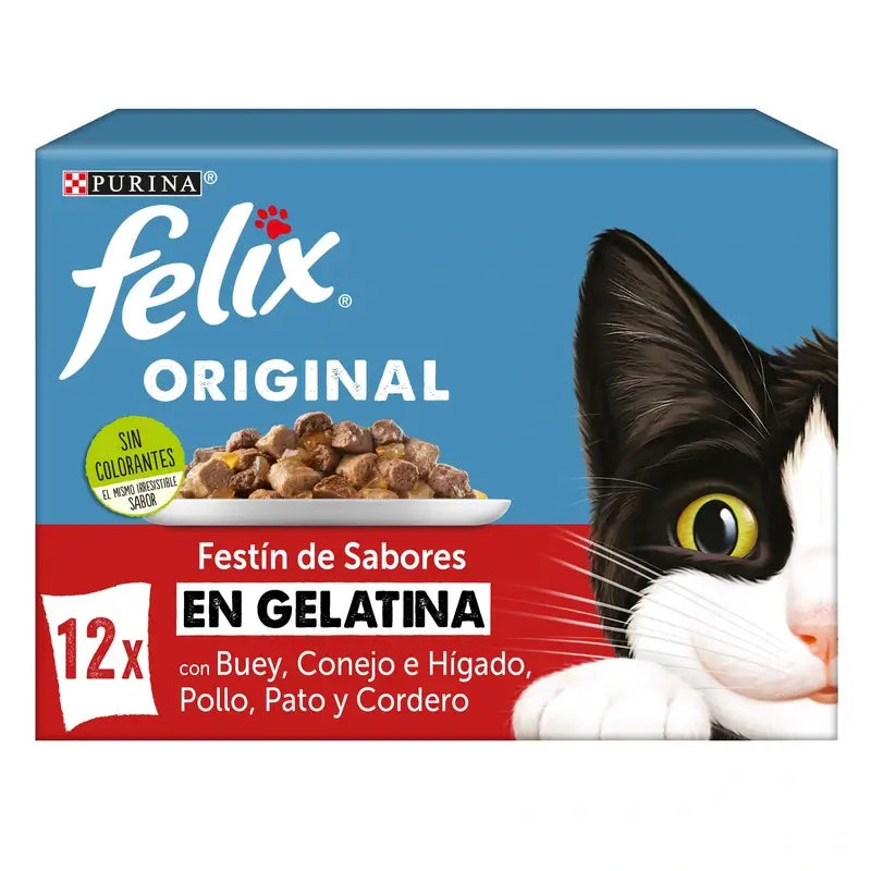 Felix Original Γεύση Αγρού Ζελέ 6x12x85 γραμμάρια