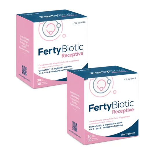 Fertybiotic Receptive Pack 2 x 30 κάψουλες + 30 στικ