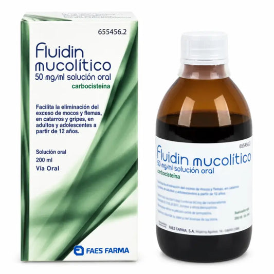 Fluidin Μουκολυτικό, Πόσιμο Διάλυμα 200 ml