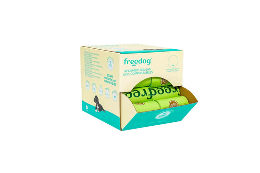 Freedog Θήκη για βιοδιασπώμενες σακούλες, 40 ρολά