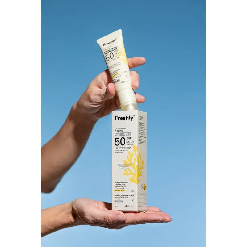 Freshly D+ Natural Suncare Age-Repair SPF 50, 50 ml