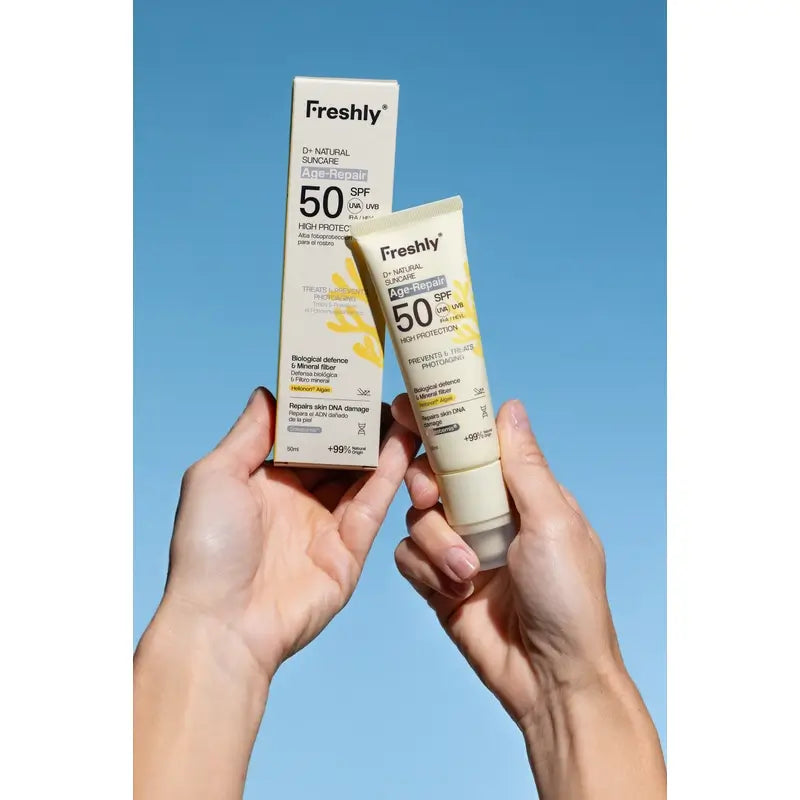 Freshly D+ Natural Suncare Age-Repair SPF 50, 50 ml
