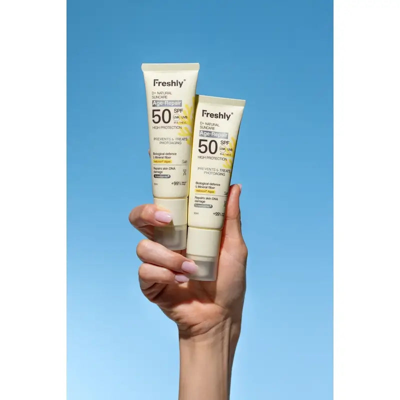 Freshly D+ Natural Suncare Age-Repair SPF 50, 50 ml