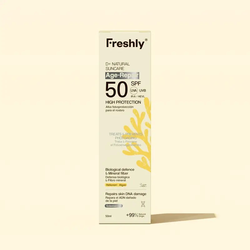Freshly D+ Natural Suncare Age-Repair SPF 50, 50 ml