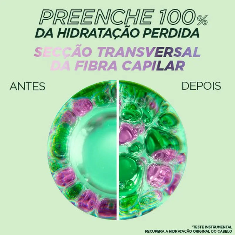 Garnier Fructis Método Rizos Μάσκα Νο 2 για ενυδατωμένα μπούκλα για 1 εβδομάδα 370 ml