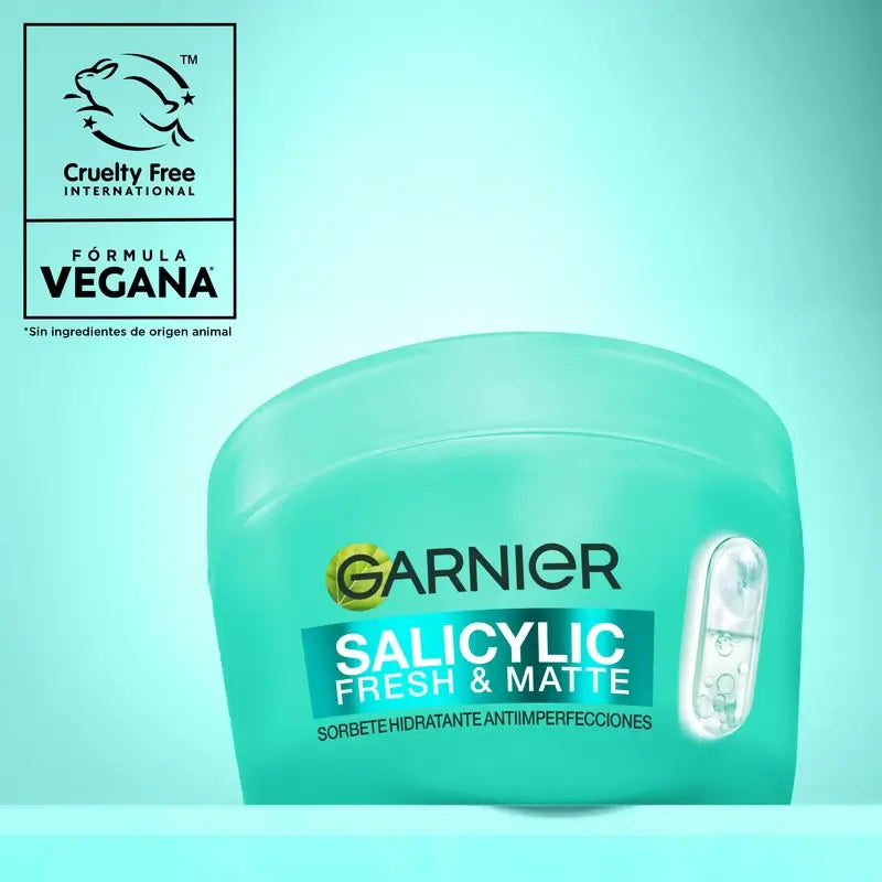 Garnier Pure Active Salicylic Fresh & Matte Ενυδατική Κρέμα-Σορμπέ κατά των ατελειών, 85 ml