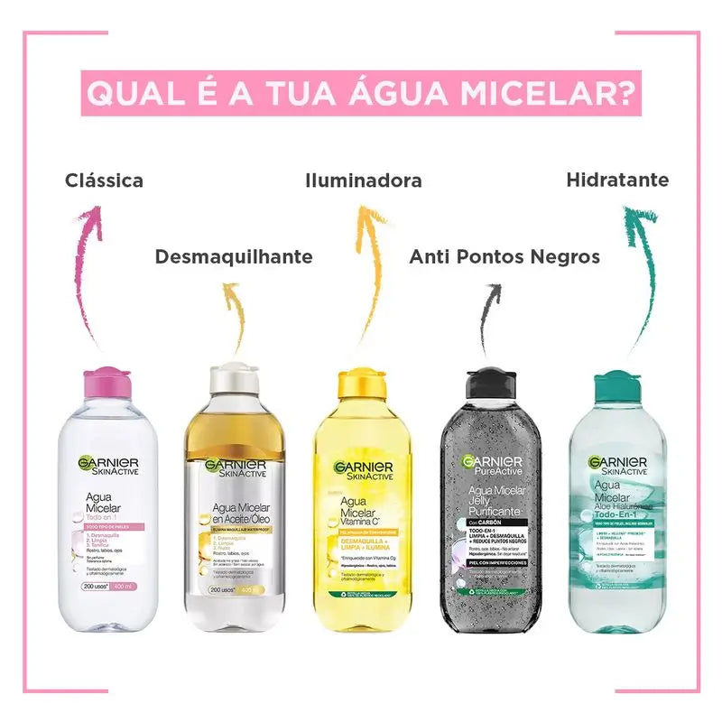 Garnier Skinactive Μικκυλιακό Νερό σε Λάδι, 100 ml