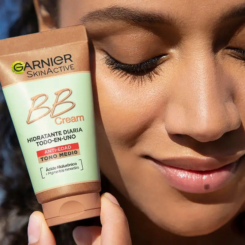 Garnier Skinactive BB Cream Anti-Aging, μεσαία απόχρωση. Ενυδατική κρέμα «όλα σε ένα» με χρώμα, SPF 15, 50 ml