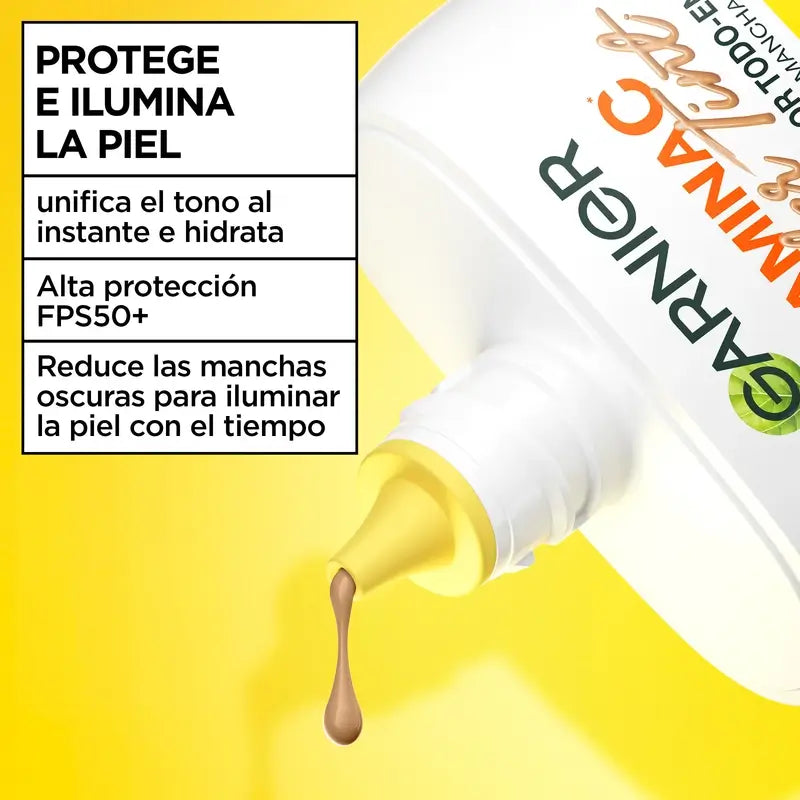 Garnier UV Daily Protection Vitamin C Wonder Tint SPF50+, Μεσαία απόχρωση, 40 ml