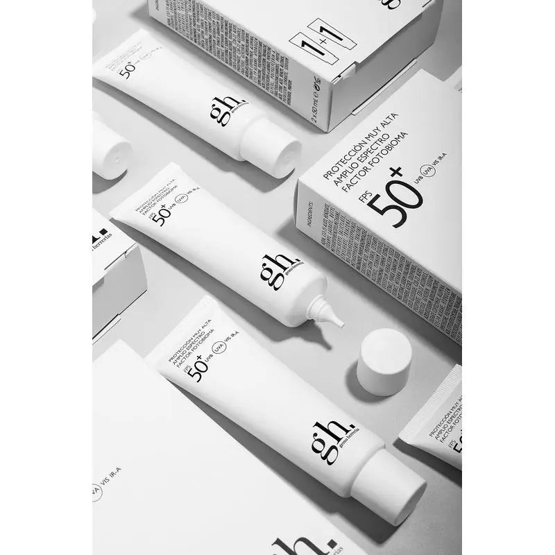 Gema Herrerías SPF 50+, Πολύ υψηλή προστασία, Διπλή συσκευασία 2x50ml