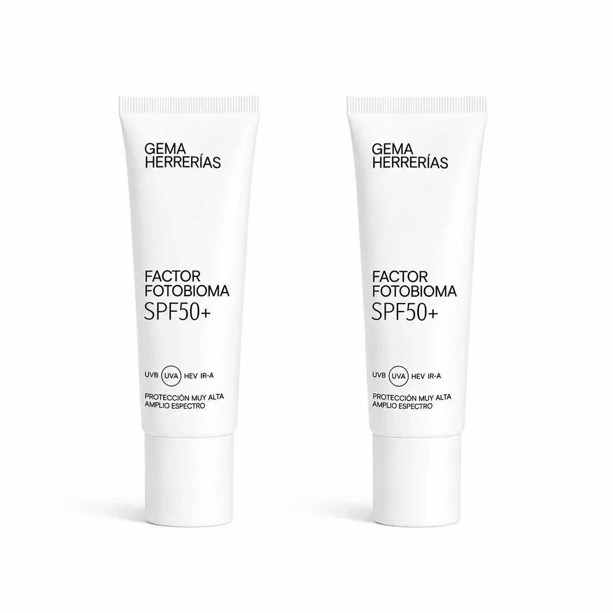 Gema Herrerías SPF 50+, Πολύ υψηλή προστασία, Συσκευασία 2 x 50 ml