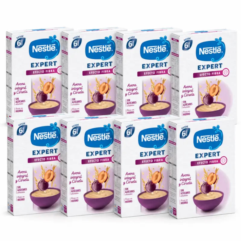 Gerber Πουρές με βρώμη και δαμάσκηνο, 8 x 250 γρ.