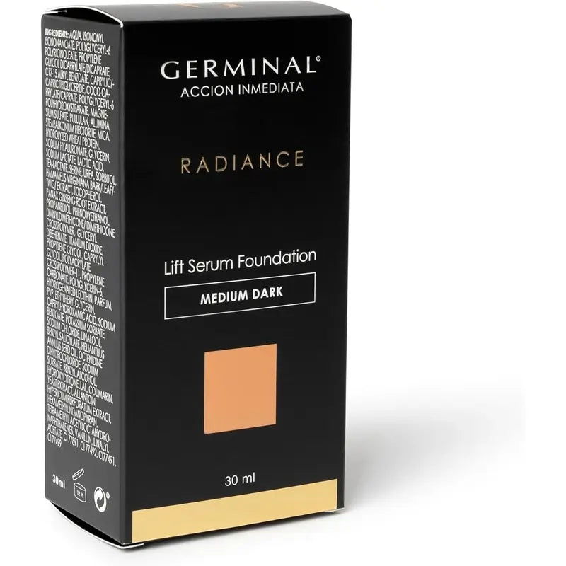 Germinal Lift Serum Foundation, βάση μακιγιάζ, Medium Dark, 30 ml