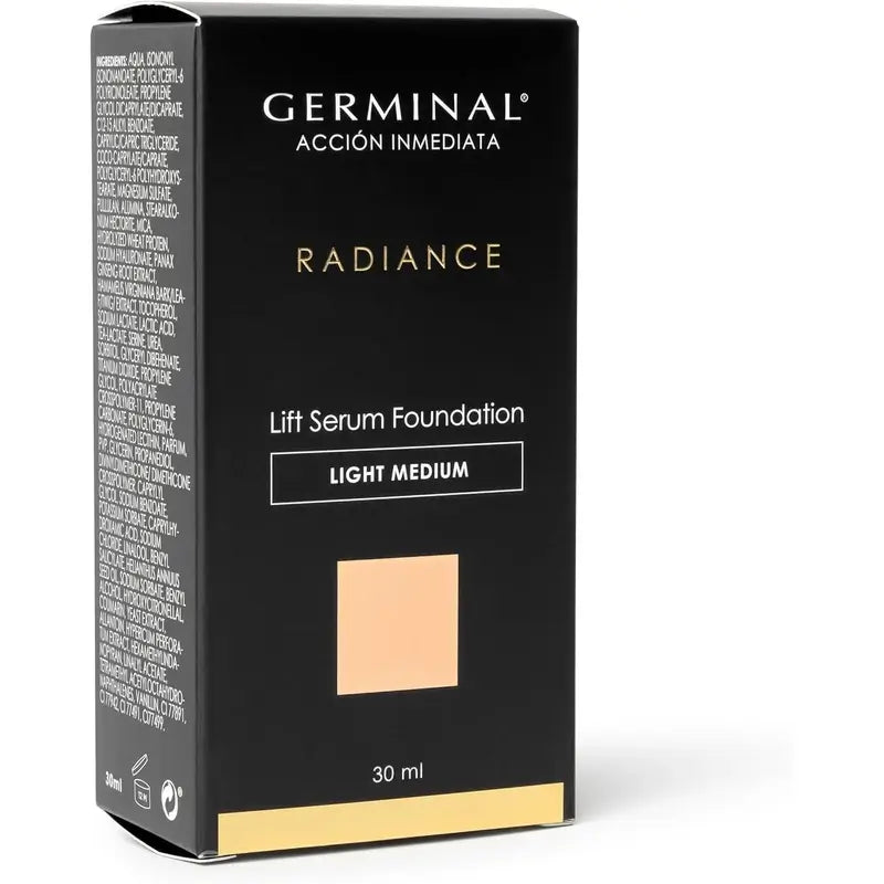 Germinal Βάση Μακιγιάζ Radiance Lift Serum Foundation Light Medium 30 ml