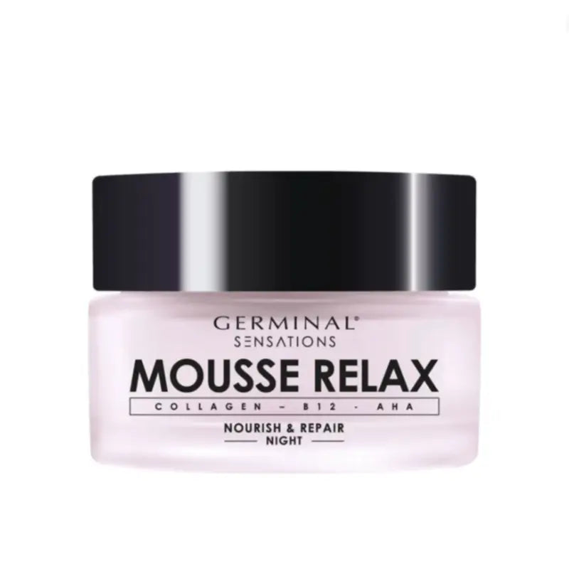 Germinal Sensations Mousse Relax — Κρέμα Νύχτας με Κολλαγόνο και AHA, 50 ml