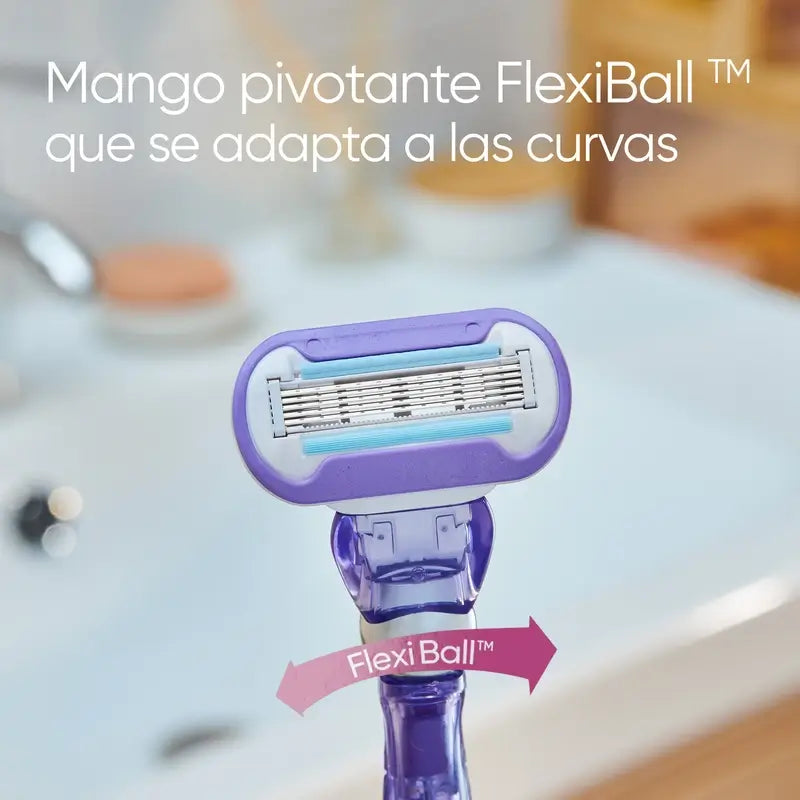 Gillette Venus Deluxe Smooth Swirl Ανταλλακτικά για γυναίκες, συσκευασία με 3 ανταλλακτικά