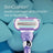 Gillette Venus Deluxe Smooth Swirl Ανταλλακτικά για γυναίκες, συσκευασία με 3 ανταλλακτικά