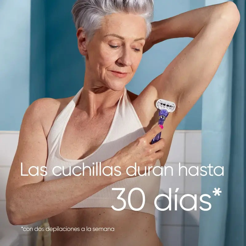 Gillette Venus Deluxe Smooth Swirl Ανταλλακτικά για γυναίκες, συσκευασία με 3 ανταλλακτικά