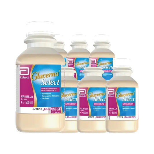 Glucerna Select 8 R.T.H. Βανίλια, 8 × 500 ml 