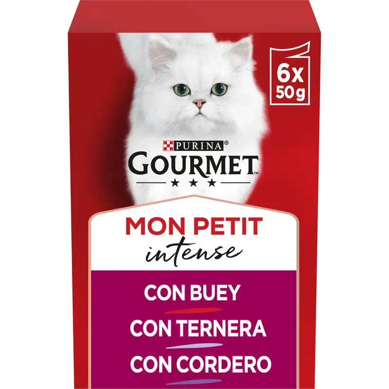 Gourmet Mon Petit Κρέατα 8x6x50 γραμμάρια