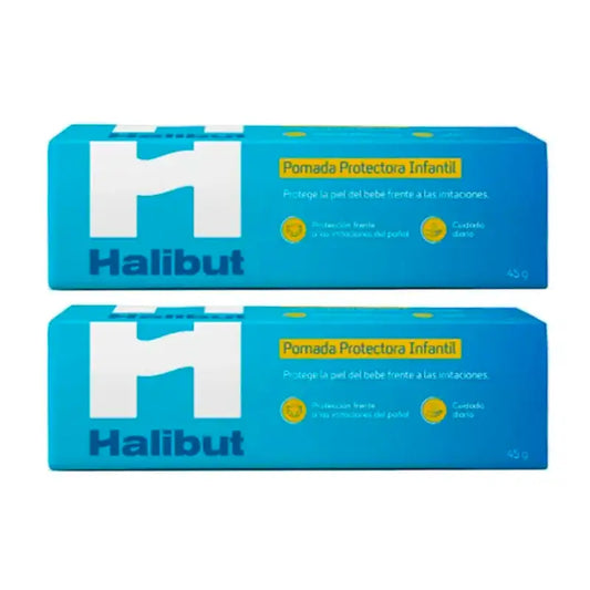 Halibut Dermoh Προστατευτική αλοιφή για πάνες, Συσκευασία 2 x 45 γρ.