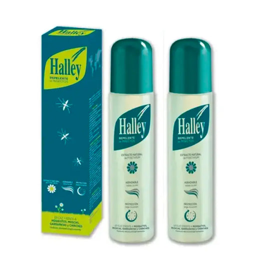 Halley Εντομοαπωθητικό, Συσκευασία 2 x 250 ml