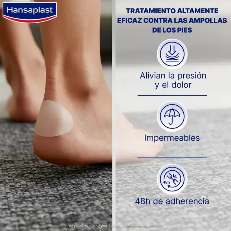 Hansaplast Υδροκολλοειδείς επιθέματα για φουσκάλες, μεγάλο μέγεθος, 5 τεμάχια