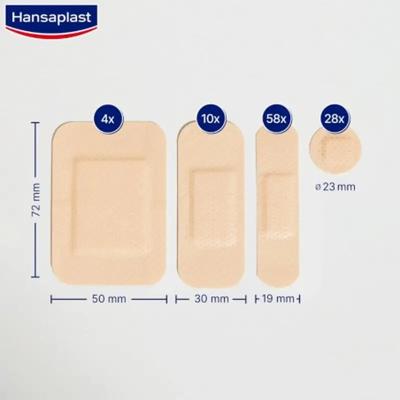 Hansaplast Hp Universal (4 μεγέθη) 100 επιθέματα