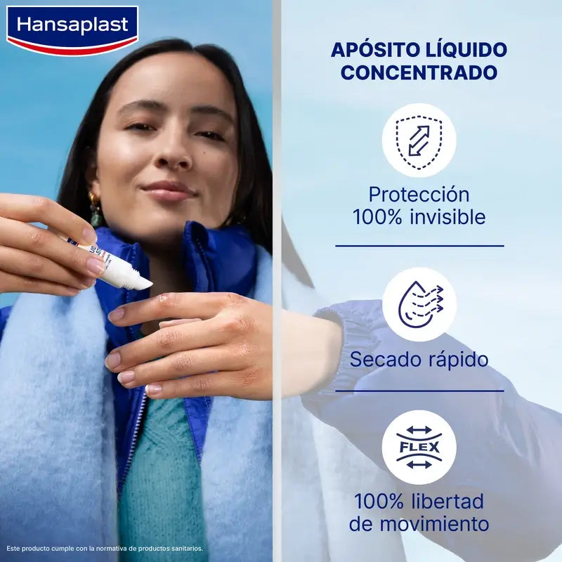 Hansaplast Second Skin Protection Συμπυκνωμένο Υγρό Επίδεσμο, 60 εφαρμογές