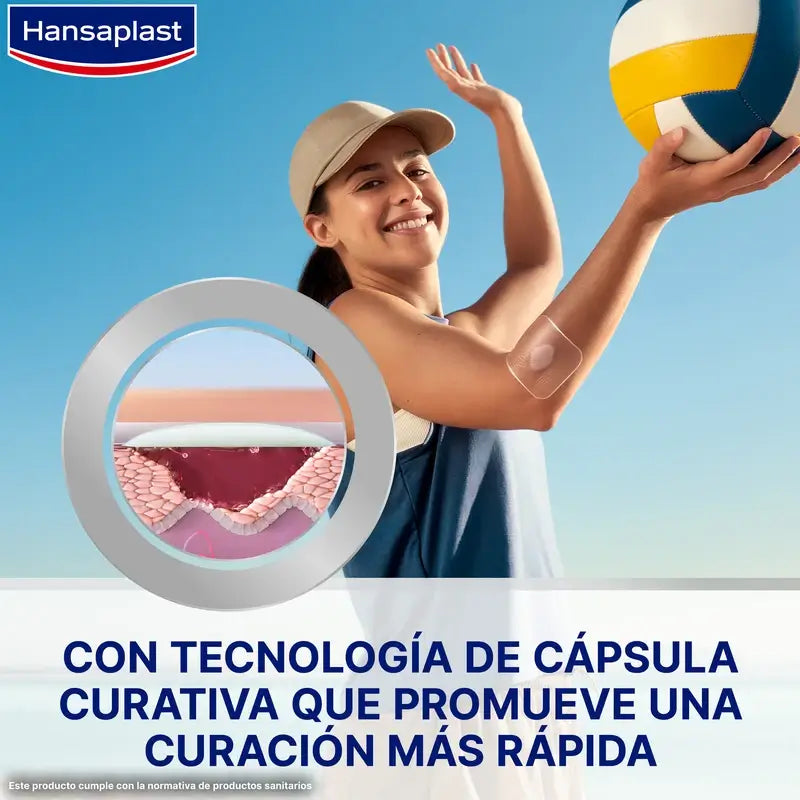 Hansaplast Second Skin Protection XL, 3 τεμάχια