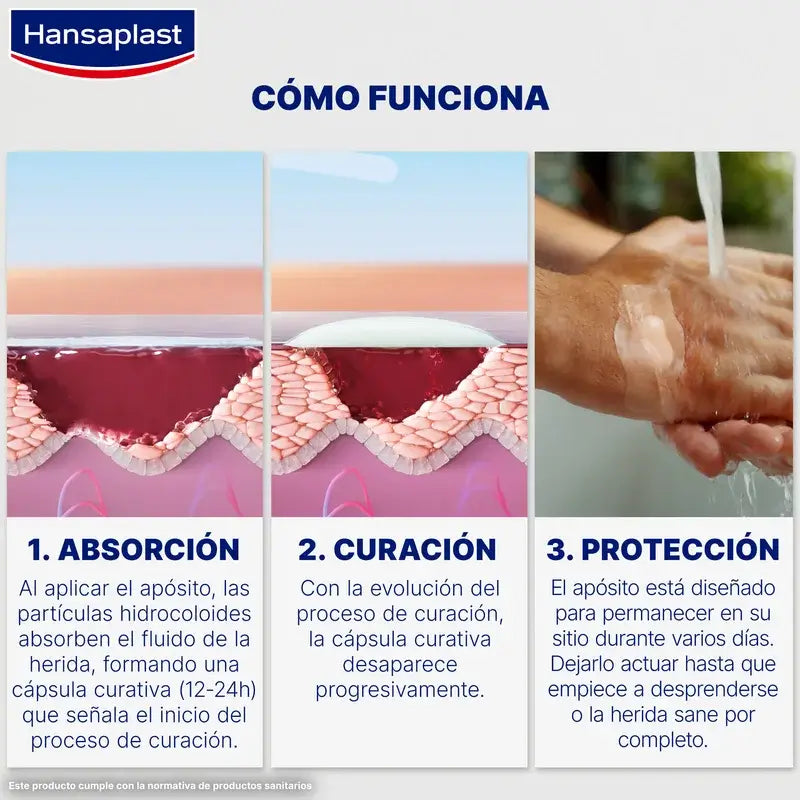 Hansaplast Second Skin Protection XL, 3 τεμάχια