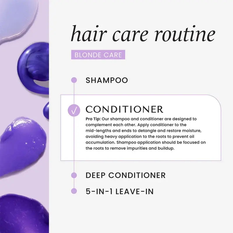 Hask Μαλακτικό Blonde Care, 355 ml