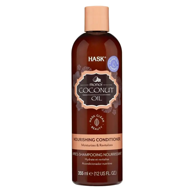 Hask Θρεπτικό Μαλακτικό με λάδι Monoi και καρύδας, 355 ml