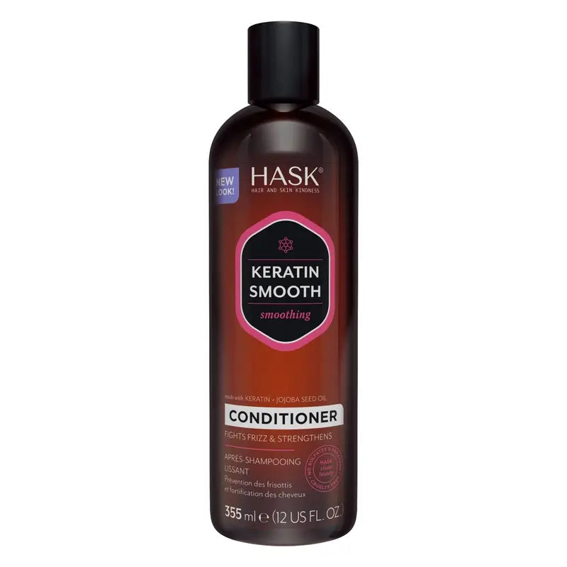 Hask Μαλακτικό για απαλά και λεία μαλλιά με κερατίνη και πρωτεΐνες, 355 ml
