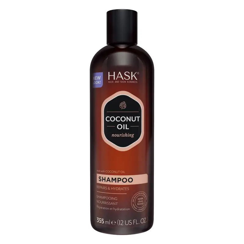 Hask Θρεπτικό Σαμπουάν με λάδι καρύδας Monoi, 355 ml
