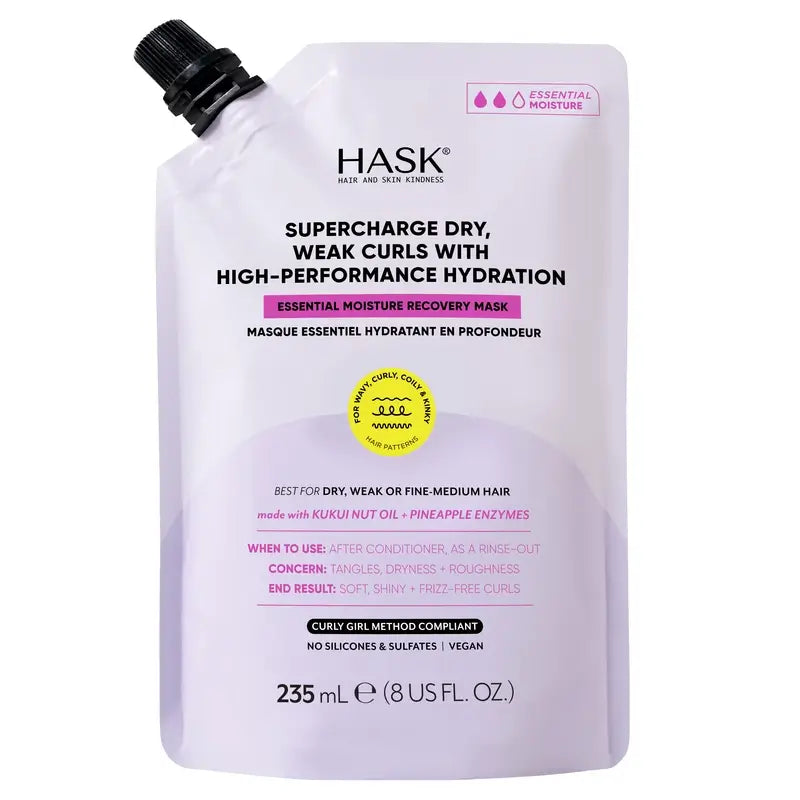 Hask Ελαφριά Ενυδατική Μάσκα Μαλλιών Texture, 235 ml