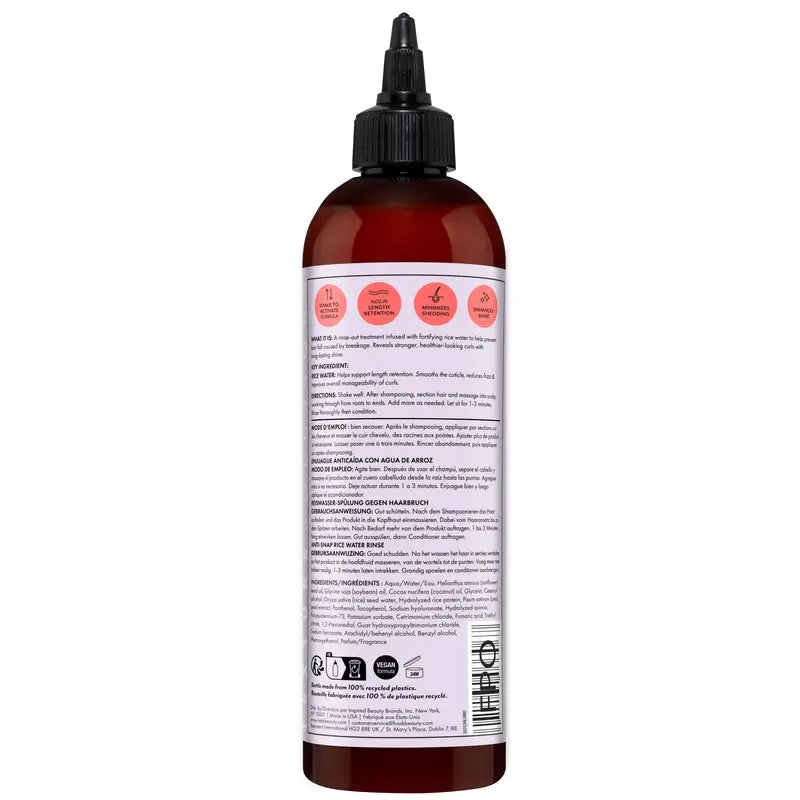 Hask Λύση κατά της τριχόπτωσης με νερό ρυζιού Texture, 355 ml