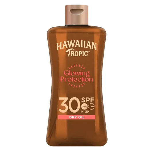 Hawaiian Tropic HT Mini Λάδι Glowing SPF 30, 100 ml, συσκευασία των 12