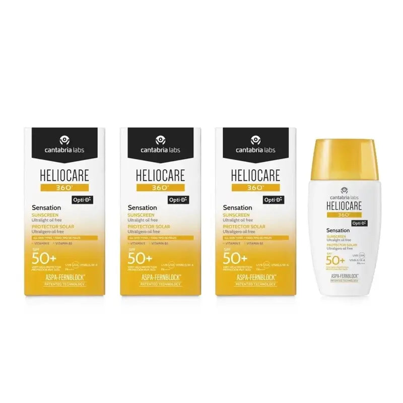 Heliocare 360º Sensation, 3 x 50 ml 