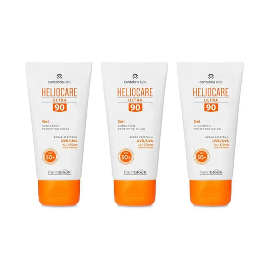 Heliocare Ultra 90 Gel SPF 50+, 3×50 ml 