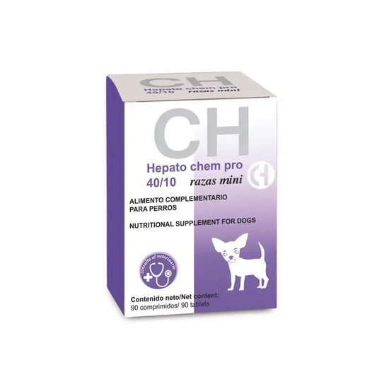 Chemical Hepato Chem Pro 40/10 για μικρά σκυλιά, 90 δισκία 