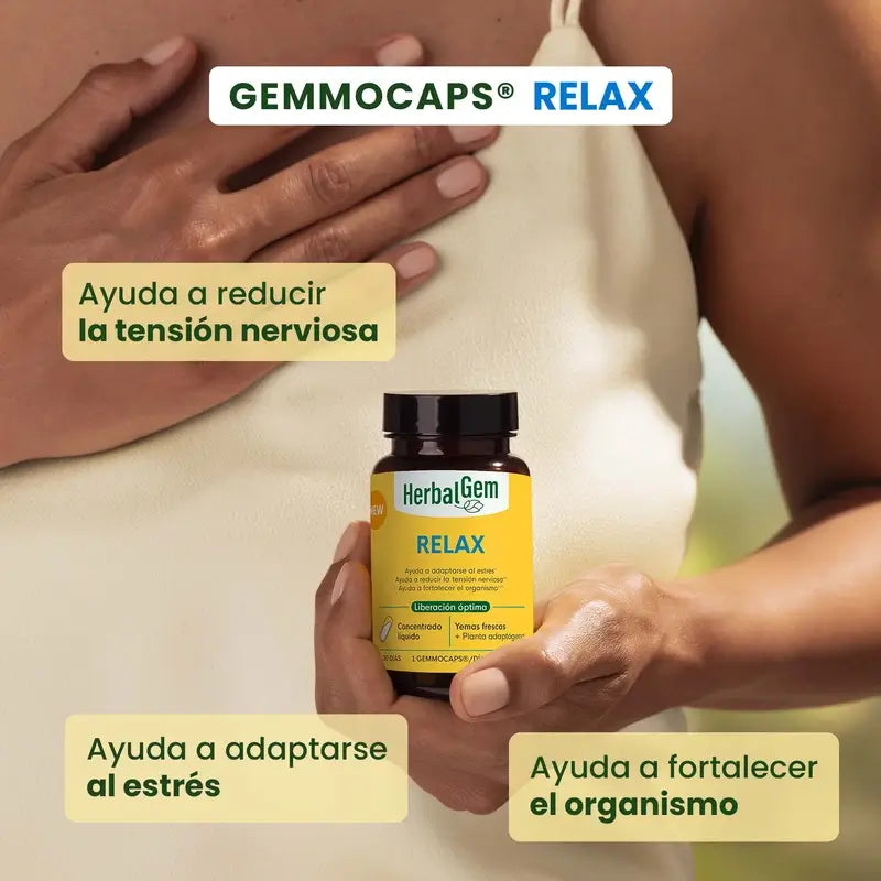 Herbalgem Gemmocaps Stress Protect Relax, 30 κάψουλες